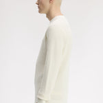 Maglione con lavorazione goffrata K6507 170 FRED PERRY Ecru 