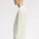 Maglione con lavorazione goffrata K6507 170 FRED PERRY Ecru 