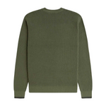 Maglione con lavorazione goffrata K6507 X21 FRED PERRY Green 