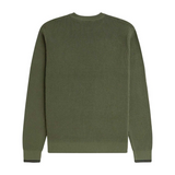 Maglione con lavorazione goffrata K6507 X21 FRED PERRY Green 