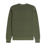 Maglione con lavorazione goffrata K6507 X21 FRED PERRY Green 