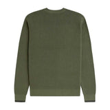 Maglione con lavorazione goffrata K6507 X21 FRED PERRY Green 