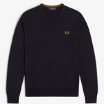 Maglia scollo a V K9600 795 FRED PERRY Navy 