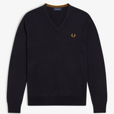 Maglia scollo a V K9600 795 FRED PERRY Navy 