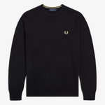 Maglia girocollo K9601 198 FRED PERRY Black 