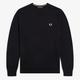 Maglia girocollo K9601 198 FRED PERRY Black 