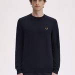 Maglia girocollo K9601 795 FRED PERRY Navy 