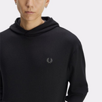 Felpa con cappuccio M3498 102 FRED PERRY Black 