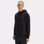 Felpa con cappuccio M3498 102 FRED PERRY Black 