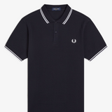 Polo manica corta M3600 238 FRED PERRY Navy/white 