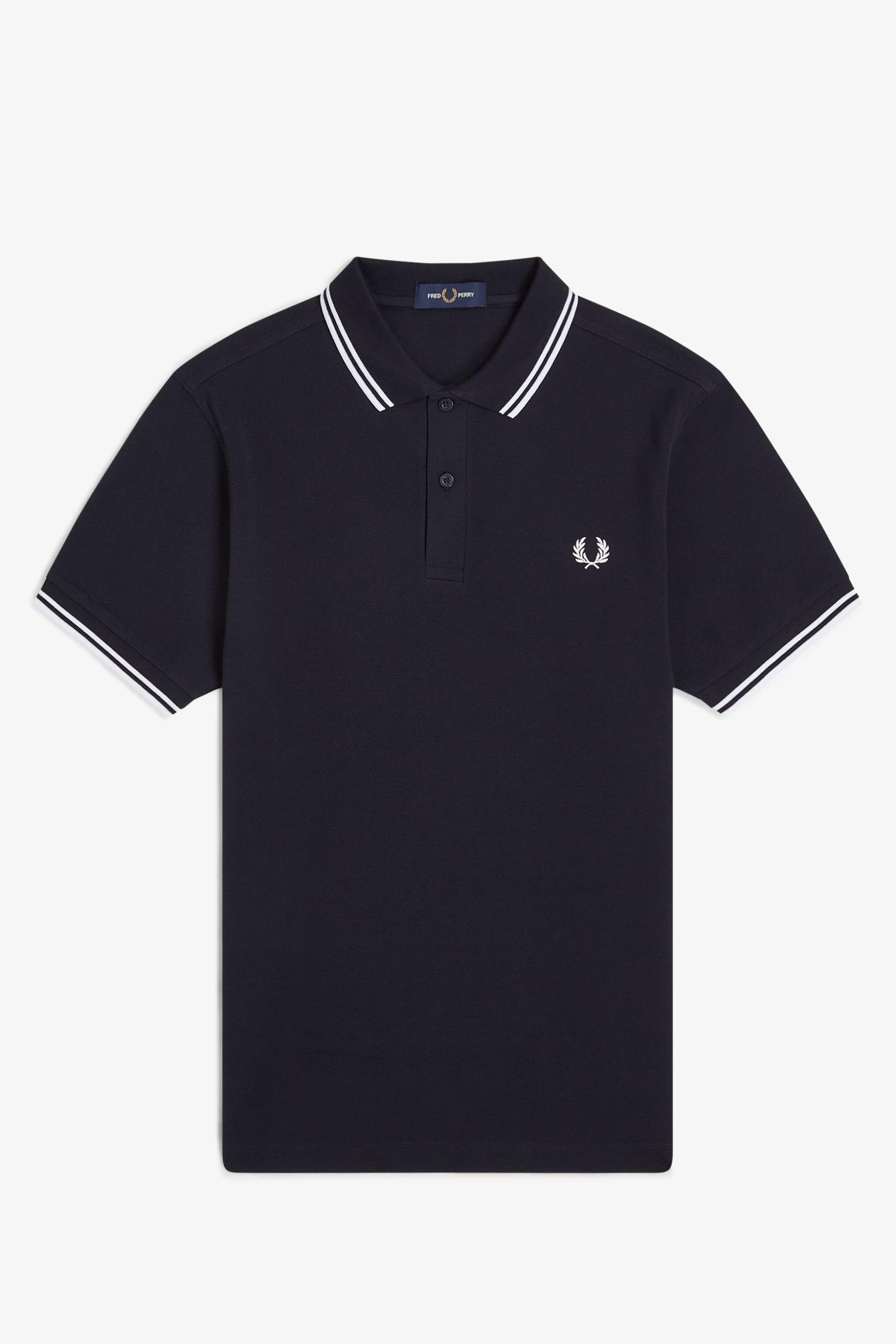 Polo manica corta M3600 238 FRED PERRY Navy/white 