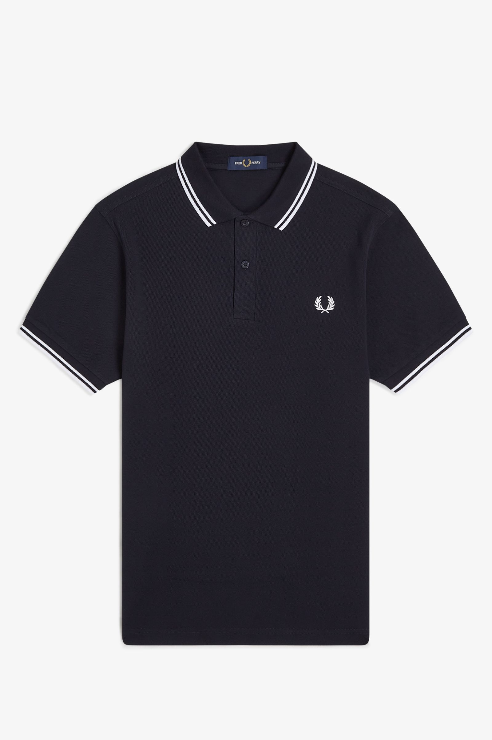 Polo manica corta M3600 238 FRED PERRY Navy/white 