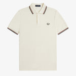 Polo manica corta M3600 69C FRED PERRY Ecr/brndy/ngreen 