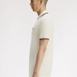 Polo manica corta M3600 69C FRED PERRY Ecr/brndy/ngreen 