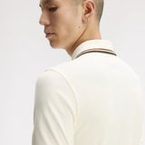 Polo manica corta M3600 69C FRED PERRY Ecr/brndy/ngreen 