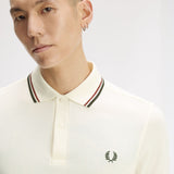 Polo manica corta M3600 69C FRED PERRY Ecr/brndy/ngreen 