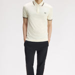 Polo manica corta M3600 69C FRED PERRY Ecr/brndy/ngreen 