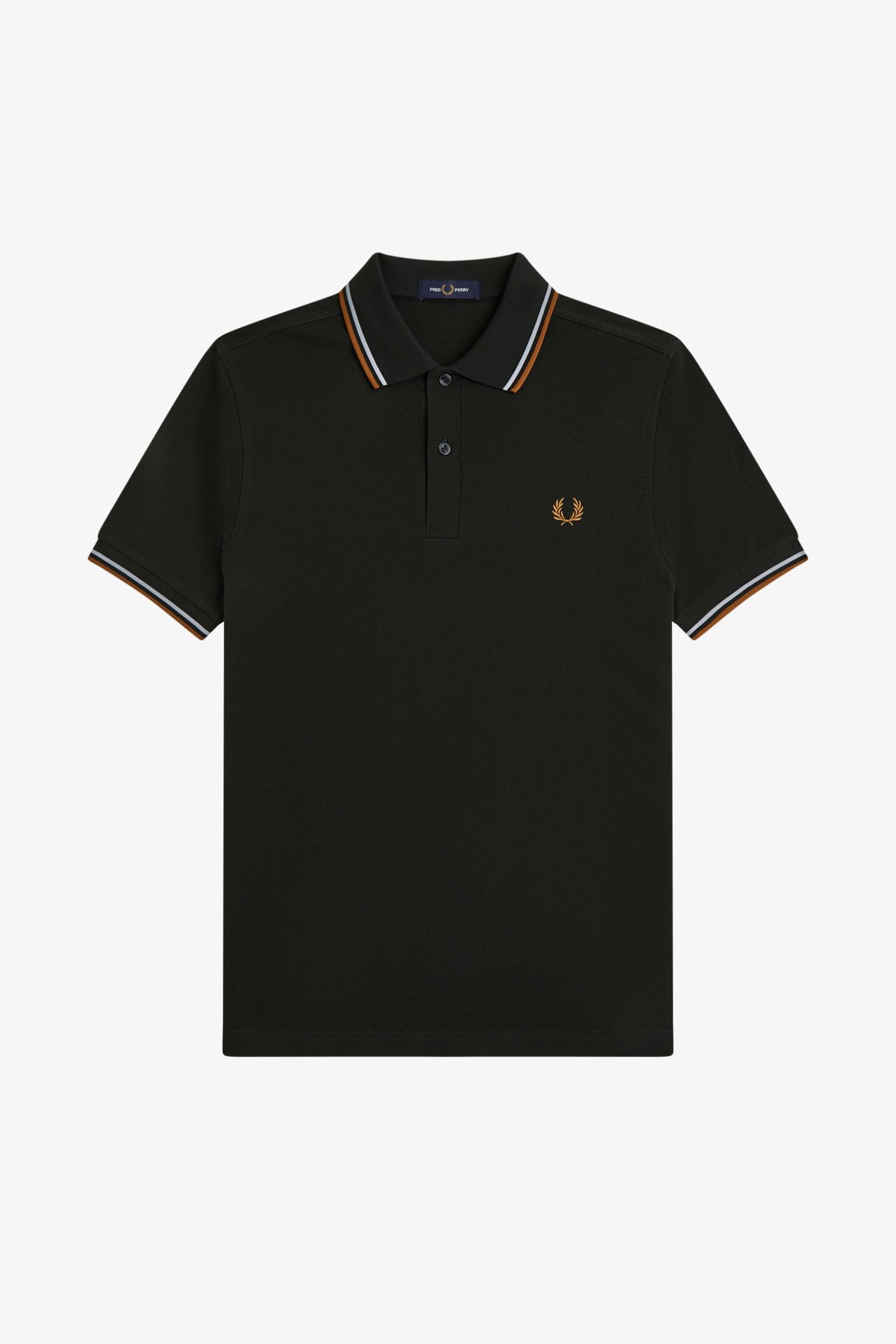 Polo manica corta M3600 78C FRED PERRY Ntgrn/dskbl/dkca 