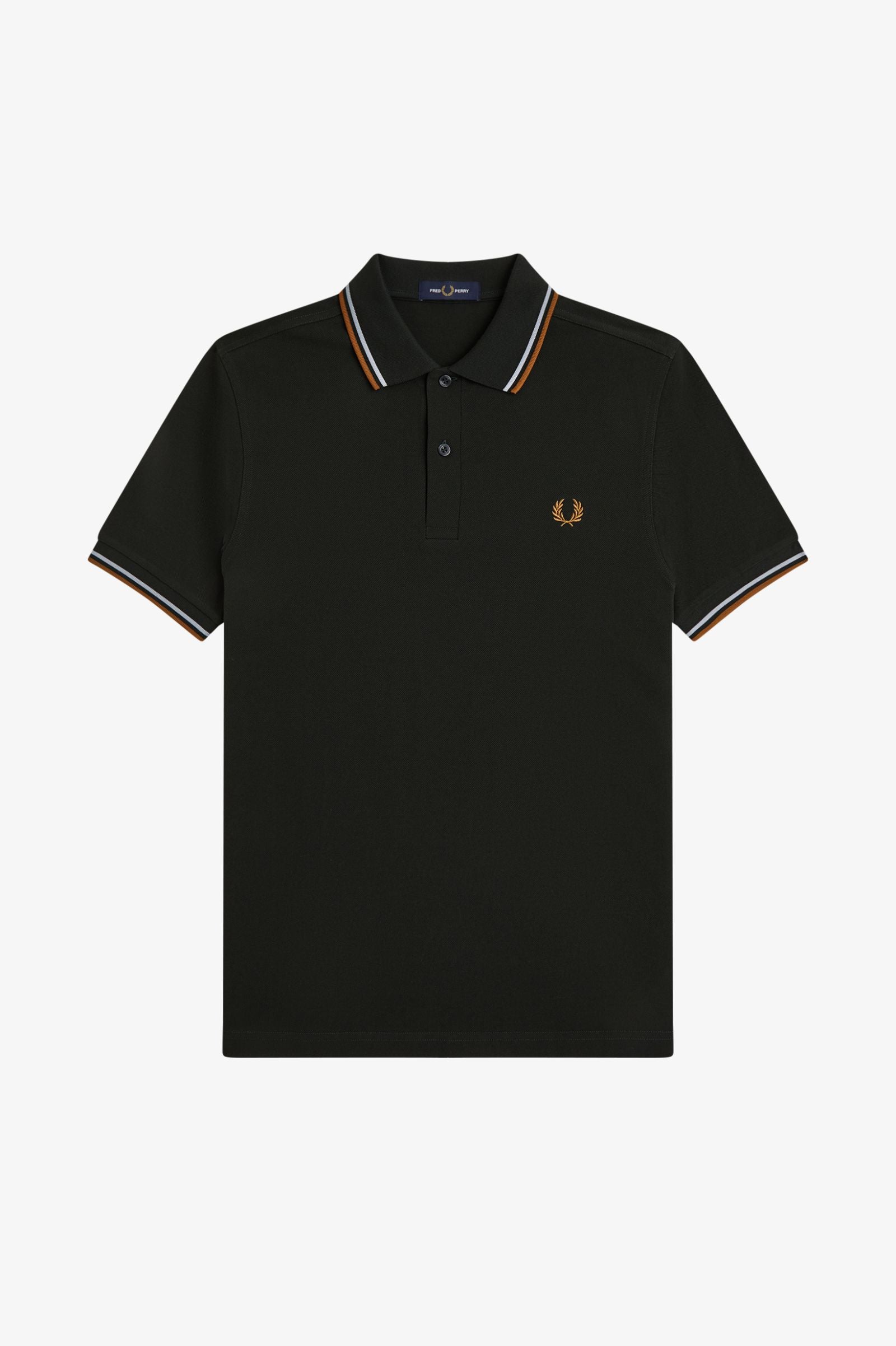 Polo manica corta M3600 78C FRED PERRY Ntgrn/dskbl/dkca 