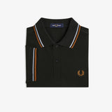 Polo manica corta M3600 78C FRED PERRY Ntgrn/dskbl/dkca 