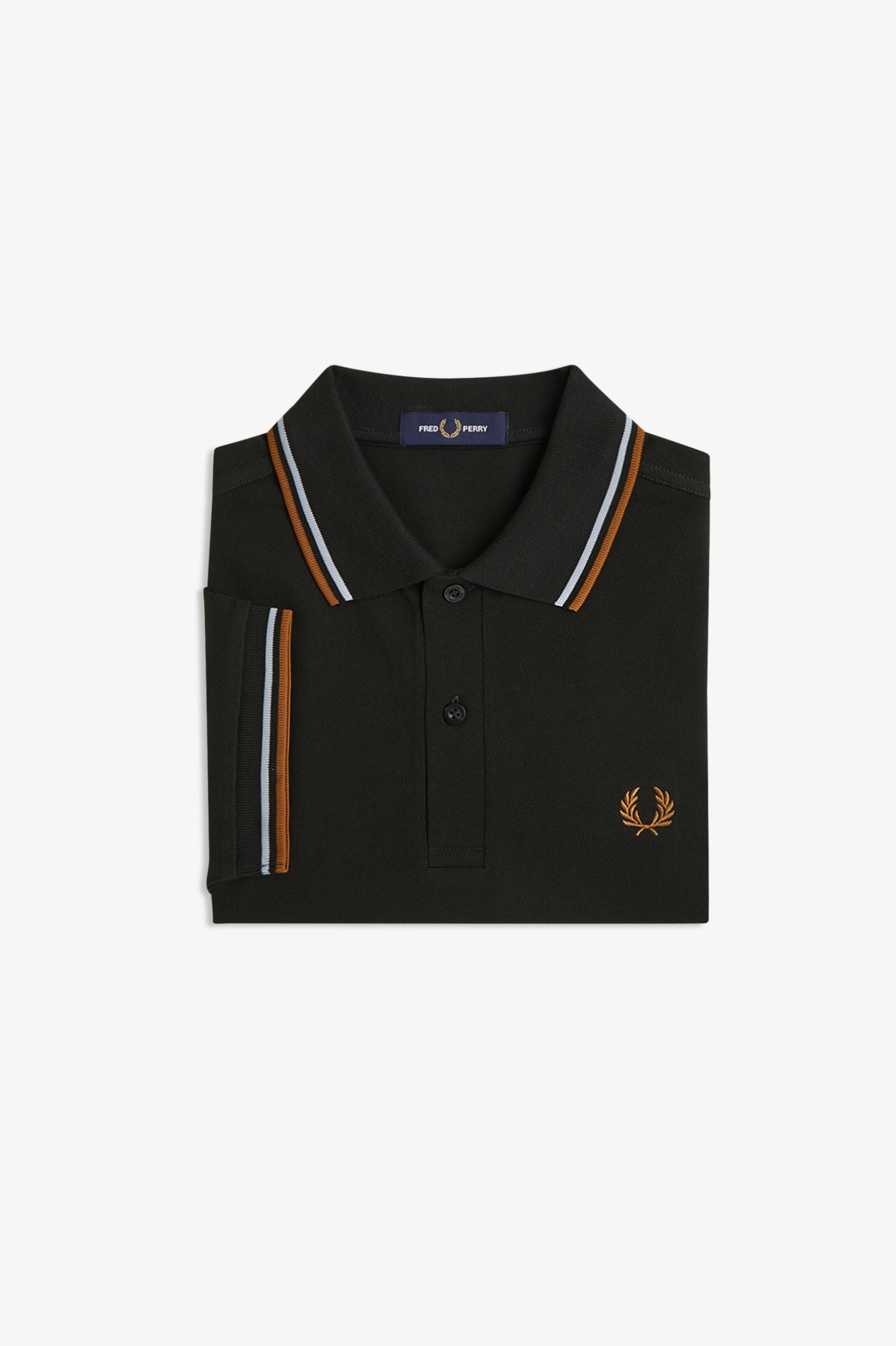 Polo manica corta M3600 78C FRED PERRY Ntgrn/dskbl/dkca 
