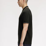 Polo manica corta M3600 78C FRED PERRY Ntgrn/dskbl/dkca 