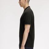 Polo manica corta M3600 78C FRED PERRY Ntgrn/dskbl/dkca 