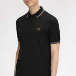 Polo manica corta M3600 78C FRED PERRY Ntgrn/dskbl/dkca 