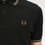 Polo manica corta M3600 78C FRED PERRY Ntgrn/dskbl/dkca 