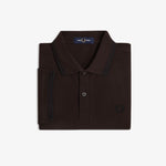 Polo manica corta M3600 86C FRED PERRY Rich brown/black 