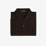 Polo manica corta M3600 86C FRED PERRY Rich brown/black 