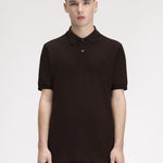 Polo manica corta M3600 86C FRED PERRY Rich brown/black 