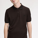 Polo manica corta M3600 86C FRED PERRY Rich brown/black 