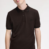 Polo manica corta M3600 86C FRED PERRY Rich brown/black 