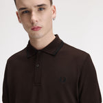 Polo manica corta M3600 86C FRED PERRY Rich brown/black 