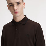 Polo manica corta M3600 86C FRED PERRY Rich brown/black 