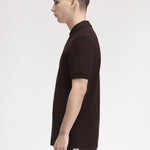 Polo manica corta M3600 86C FRED PERRY Rich brown/black 