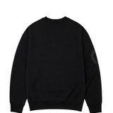 Felpa girocollo con logo ricamato M3622 102 FRED PERRY Black 