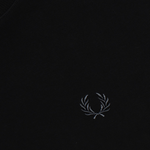 Felpa girocollo con logo ricamato M3622 102 FRED PERRY Black 