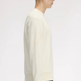 Felpa girocollo con logo ricamato M3622 560 FRED PERRY Ecru 