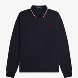  M3636 T55 FRED PERRY Nvy/swht/bntred 