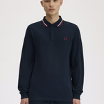  M3636 T55 FRED PERRY Nvy/swht/bntred 