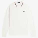 Polo manica lunga M3636 T60 FRED PERRY Snwht/bred/nvy 