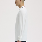 Polo manica lunga M3636 T60 FRED PERRY Snwht/bred/nvy 