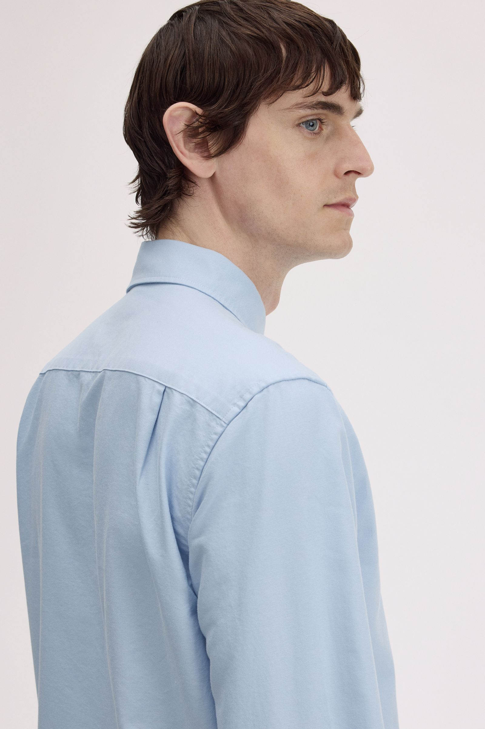 Camicia Oxford M5516 146 FRED PERRY Light smoke 