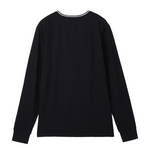 T-Shirt manica lunga in cotone M9602 R88 FRED PERRY Black 
