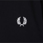 T-Shirt manica lunga in cotone M9602 R88 FRED PERRY Black 