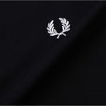 T-Shirt manica lunga in cotone M9602 R88 FRED PERRY Black 