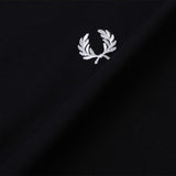 T-Shirt manica lunga in cotone M9602 R88 FRED PERRY Black 