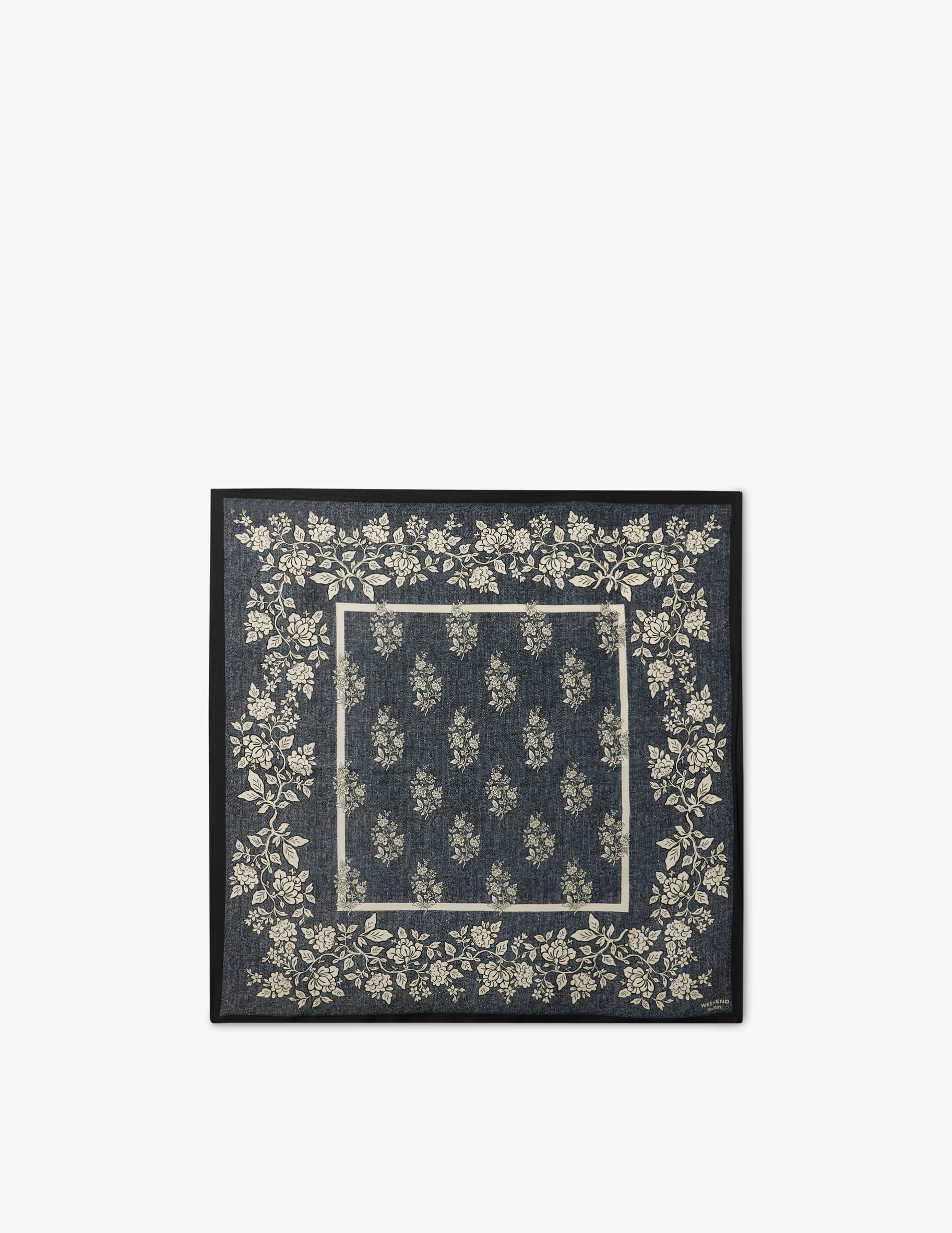 Foulard in seta 2625546054600 001 MAX MARA WEEKEND Blu notte 